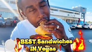 Eating at the BEST Sandwich Restaurant in Las Vegas [upl. by Merci108]