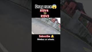 Drag Race😱😍🤬 Subscribe 🔔✅ automobile zx10rvsninja1000 ninja zx10rwheelie motovlog zx10rr ride [upl. by Arorua]