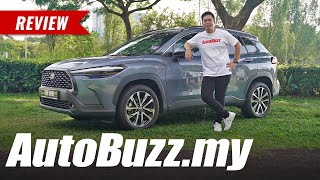 2022 Toyota Corolla Cross 18 Hybrid the everyday SUV  AutoBuzz [upl. by Wolsky]