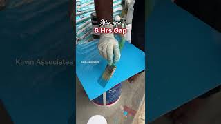 Water Proofing for Water Tanks🔥 Bostik Epoxycoat UW ✅  Non Toxic shorts video home [upl. by Dalton]