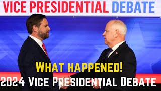 The Most EPIC Vice Presidential Debate in History 2024 [upl. by Farrish]