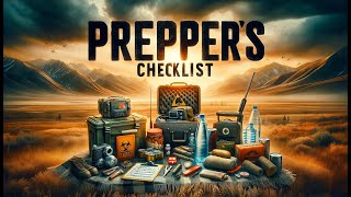 The Preppers Checklist Item by Item prepping [upl. by Etteyniv731]