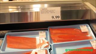 Alaska Halibut amp Salmon  Costco Store [upl. by Aimaj]