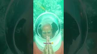 PM Modi´s Under Water Prayer at Ancient Dwaraka dwaraka modi scubadiving [upl. by Reinhardt990]