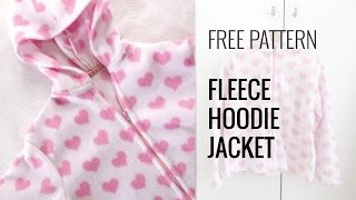 Quick and Easy Fleece Hoodie Jacket [upl. by Wiencke302]