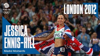 Jessica EnnisHill Heptathlon Gold  London 2012 Medal Moments [upl. by Asilram]