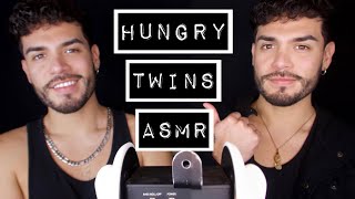 ASMR Twin Ear Eating Get it from Both Sides [upl. by Nitas]