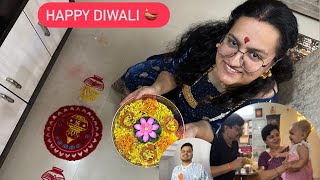 VEDA KI PEHLI DIWALI 🪔  SHADI KE BAAD MERI PEHLI DILWALI SASURAL MEIN  ROHINIDILAIK [upl. by Aiceled]