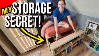 Under Bed Storage  How to Build a Shelf and Drawer in One [upl. by Sill]