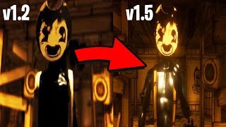 Bendy Chapter 2 Evolution v12 VS v15 20172018 [upl. by Prent805]