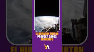 El Huracán Milton pasó por México en la madrugada del 8 de octubre provocando fuertes inundaciones [upl. by Charlotta419]