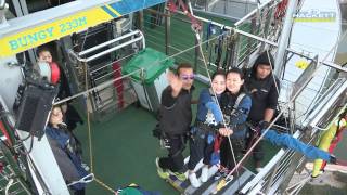 Skyjump in Macau  Tandem Jump [upl. by Meuser300]