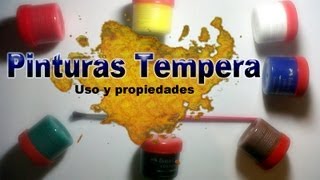 Técnicas de ilustración 13 PINTURAS TEMPERA cap 1 Uso y propiedades [upl. by Peedus]