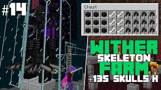 💀 Granja de Wither Skeletons 135 Cabezash  STQ 14 [upl. by Icken311]