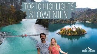 Die 10 schönsten Slowenien Highlights  Soča Triglav Bled amp Co [upl. by Ahsla]