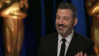 Oscars 2024 Jimmy Kimmel on why he returned to host Oscars hint Barbie and more [upl. by Bradwell869]