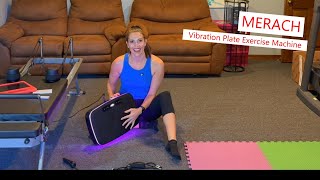 MERACH Vibration Plate Exercise Machine neat way to workout exercise vibration workout [upl. by Aliuqa]