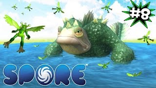 EL GRAN MONSTRUO MARINO  SPORE 2  EP 8 [upl. by Bunnie]