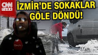 Marmara ve Egede Sağanak Devam Ediyor İzmirde Sokaklar Göle Döndü Haber [upl. by Oirasec45]