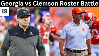 Georgia vs Clemson Roster Battle  Clemson Football  Georgia Football [upl. by Proulx]