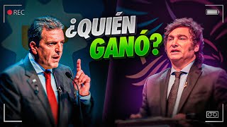 Debate Massa vs Milei  Quién Ganó [upl. by Crenshaw]