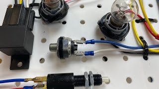 How to Wire TWO Types of Brake Light Switches  Hydraulic and Plunger Style  WiringRescue [upl. by Nnylav670]