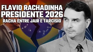 PLANO SECRETO DE FLÁVIO BOLSONARO PARA 2026 JAIR E TARCÍSIO EM CONFLITO [upl. by Suilenroc]