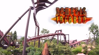 Nemesis Inferno 4K Front Seat POV  Thorpe Park [upl. by Assyral]