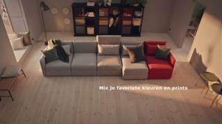 Kamer inrichten met VALLENTUNA bank  IKEA Commercial [upl. by Peterec]