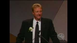 Larry J Birds Basketball Hall of Fame Enshrinement Speech [upl. by Rosella]