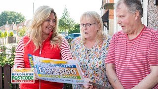 PostcodeMillions Winners  NG19 6QQ in Mansfield on 01092018  Peoples Postcode Lottery [upl. by Aicak]