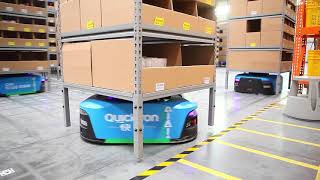 Robots do the work inside Cainiao Smart Logistics [upl. by Anha]