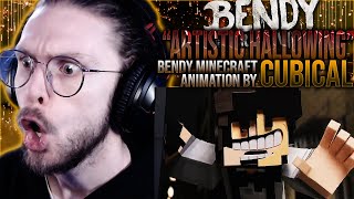 Vapor Reacts 1241  BENDY MINECRAFT MUSIC VIDEO quotArtistic Hallowingquot by CubicalStudios REACTION [upl. by Steinway]