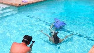 How I Film my Underwater Videos  Cloe Feldman [upl. by Norrat]