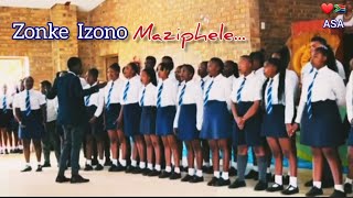 Zonke izono Gwijo Song ft Fred Norman Secondary School [upl. by Kcirdla]