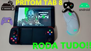 TABLET PRITOM TAB 8 TESTE EM JOGOS [upl. by Aivek]