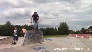 SmoothShot Camera Stabilizer Steadycam Skate boarding [upl. by Wallis]