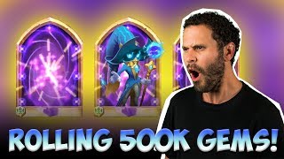 500000 Gems For COSMO Triple Legend ROLL WILD Session Castle Clash [upl. by Adnaval]