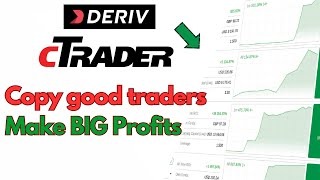 How to Use amp Make Money on Deriv cTrader Copy Trading Platform Tutorial [upl. by Aihselef]