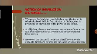 Hip joint biomechanics part7 by Dr Ravina Kalyan Physiotherapy RPIIT [upl. by Faulkner]