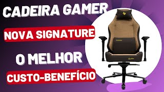 Cadeira Gamer Nova Signature O melhor custobenefício [upl. by Ahsekim240]