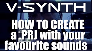 Roland VSynth How to create an internal project with your favourite sounds [upl. by Nannette]