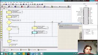 FLOWCODE  LCD  LECTURA ENTRADA ANALOGICA TOMA DE DECISION [upl. by Cherian694]