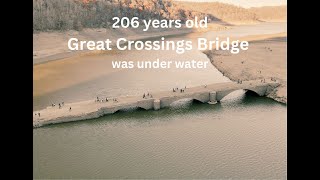 Historic Bridge reappeared in Youghiogheny River Lake [upl. by Noramac]