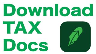 How to download Robinhood tax and cryptocurrency documents from Robinhood for TAX filing [upl. by Baggett]