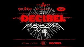 CARCASS  Decibel Tour 2014 w The Black Dahlia Murder Gorguts Noisem [upl. by Atirb643]