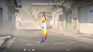 CS2 Source 2 Falchion Marble Fade [upl. by Popper106]