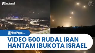 Tel Aviv Mencekam Iran Hujani Ibu Kota Israel Dengan Rudal [upl. by Leahsim]