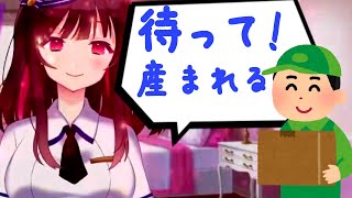 胎内回帰ASMR中に宅配便が来て出産を迫られるTemako  I am forced to give birth during in womb experience baby ASMR Clips [upl. by Hirschfeld]