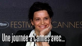 Une Journée à Cannes avec Juliette Binoche Sils Maria [upl. by Hepsibah]